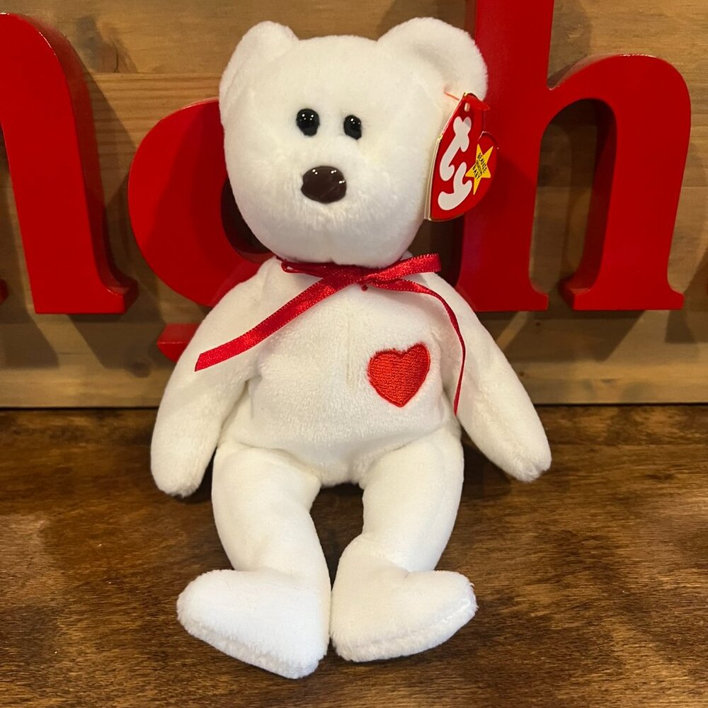 5/$20 Ty Beanie Baby Valentino Bear 1994 Brown Nose